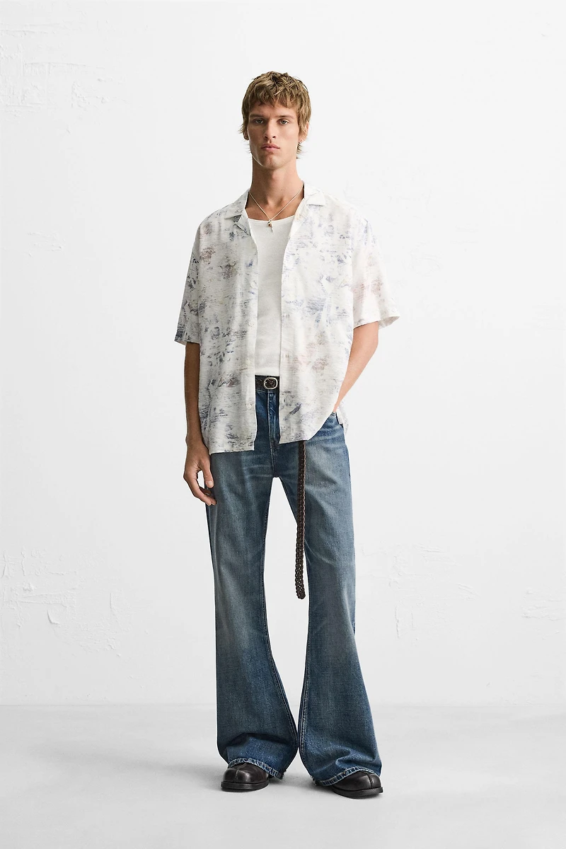CHEMISE À IMPRIMÉ ABSTRAIT