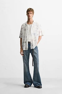 CHEMISE À IMPRIMÉ ABSTRAIT