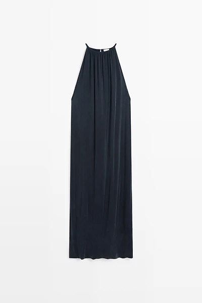 Robe midi fluide à plis - STUDIO