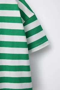 STRIPE PRINT T-SHIRT