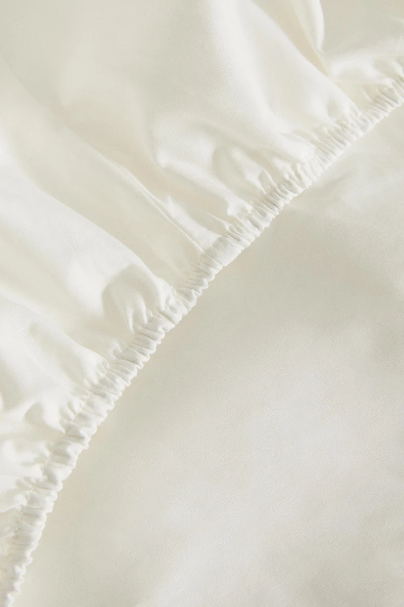 DRAP-HOUSSE PERCALE | 30 CM HAUTEUR (800 FILS)