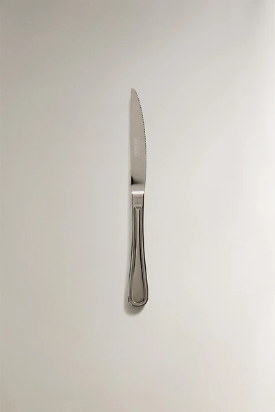 SHINY STEEL MEAT KNIFE