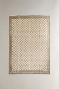 TAPIS COTON BLOCK PRINT