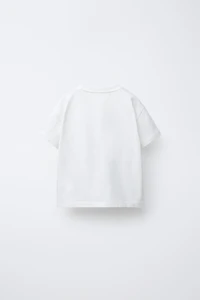 T-SHIRT CŒURS POPELINE
