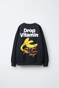 SWEAT À IMPRIMÉ BANANE