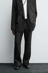 STRIPED SUIT PANTS