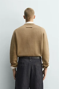 DOUBLE-FACED WOOL JUMPER