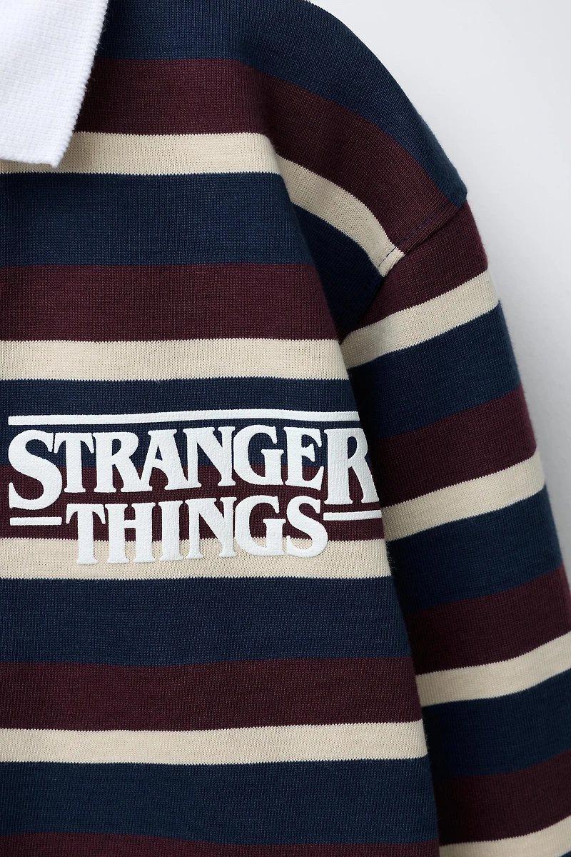 POLO À RAYURES STRANGER THINGS © NETFLIX