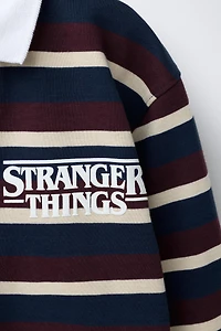 POLO À RAYURES STRANGER THINGS © NETFLIX