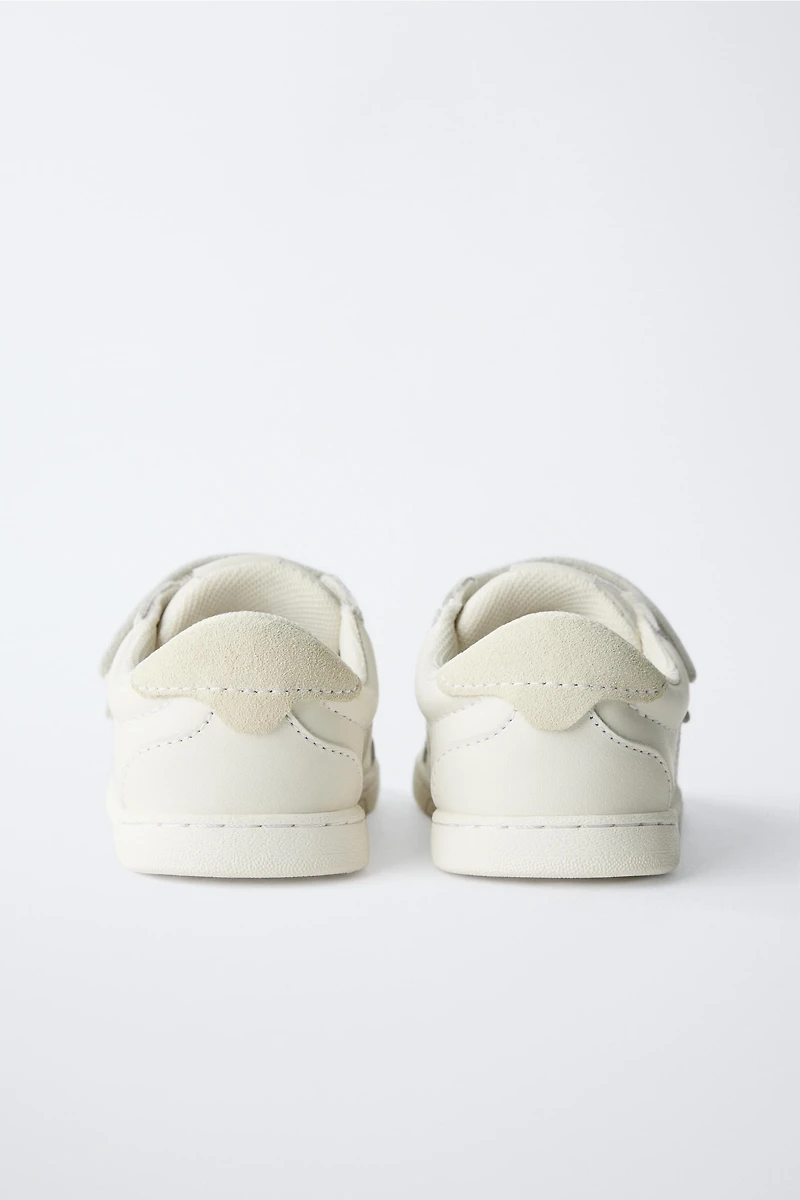 BAREFOOT LEATHER STRAP SNEAKERS