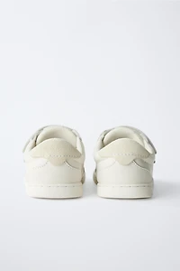 BAREFOOT LEATHER STRAP SNEAKERS