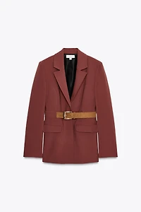 BLAZER CEINTURE LARGE