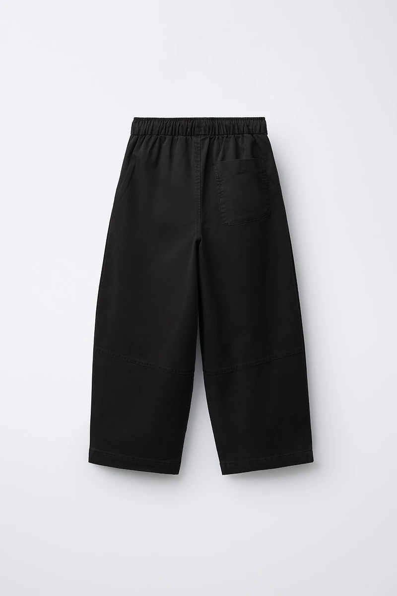 SEAM DETAIL BALLOON PANTS