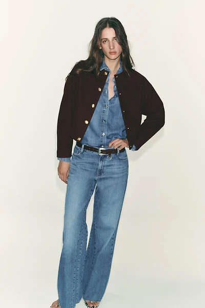 SOFT JACKET WITH GOLD BUTTONS