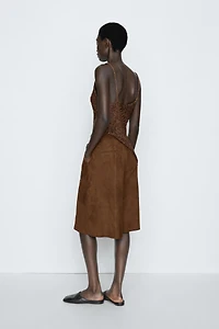 Open-knit asymmetric top - STUDIO