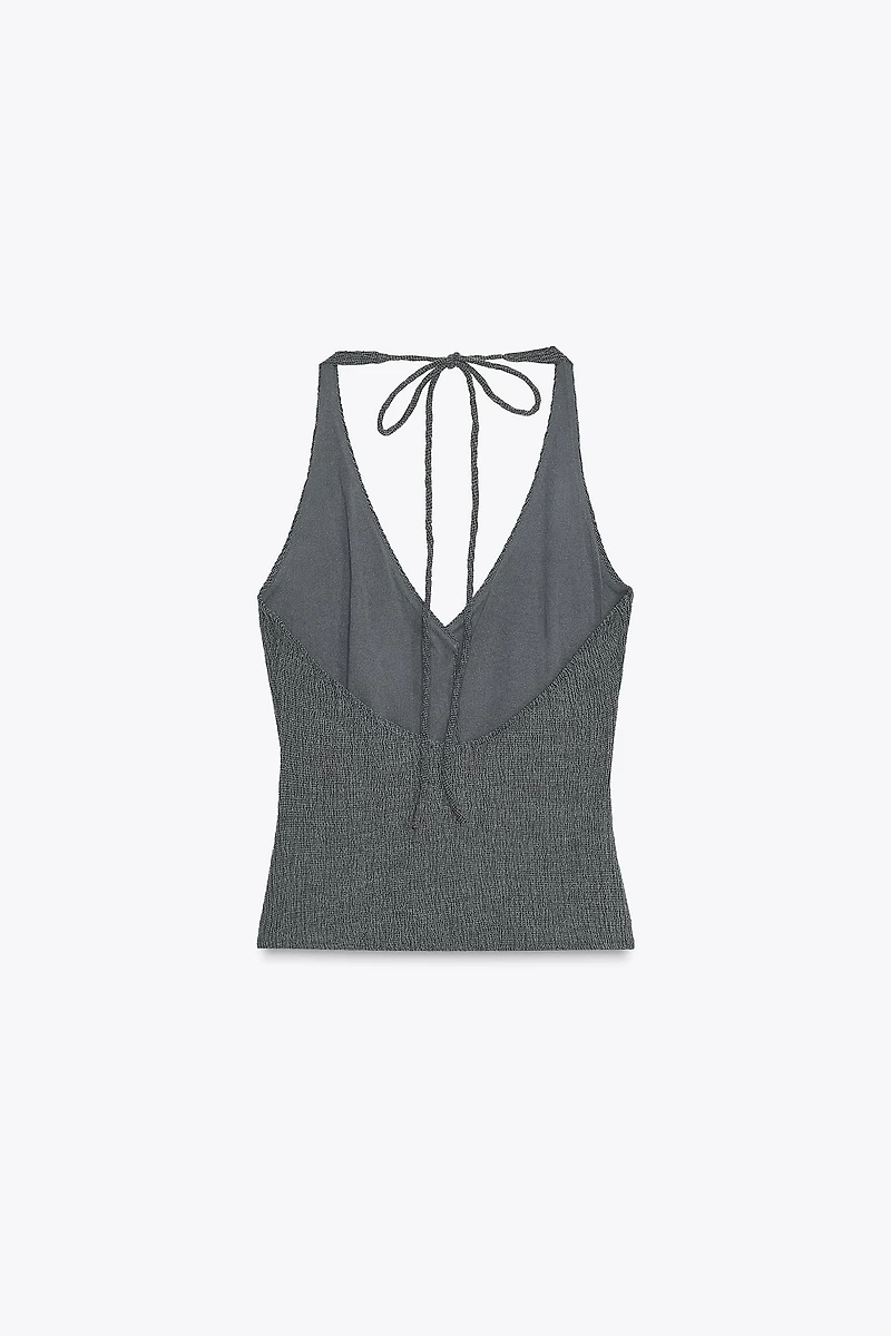 TEXTURED VEST TOP