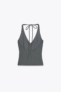 TEXTURED VEST TOP