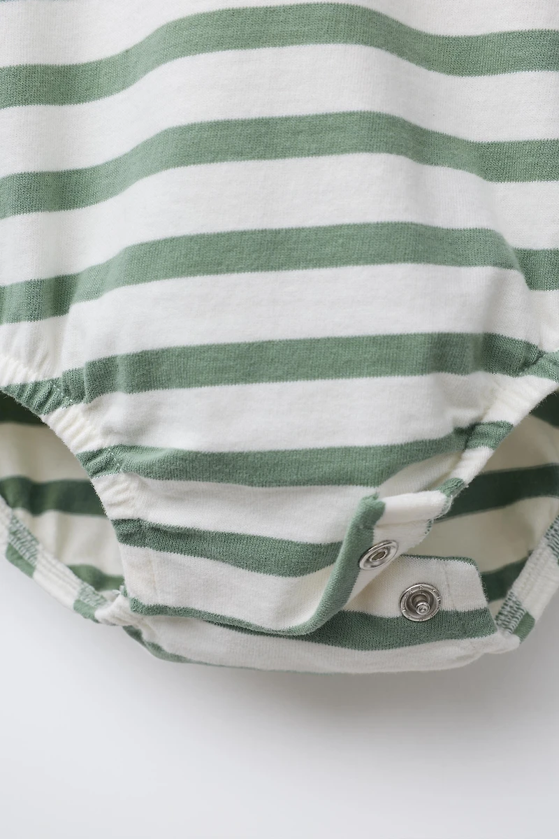 STRIPED BODYSUIT