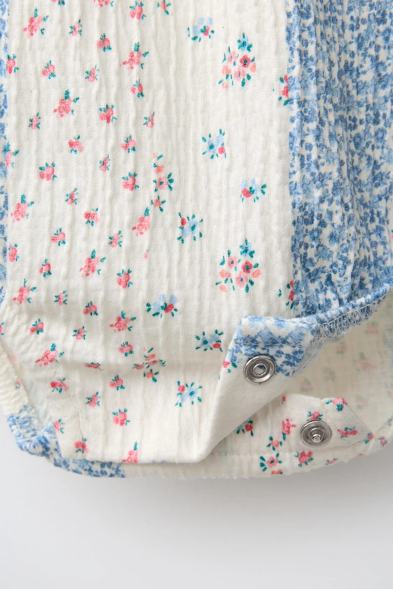 BODY PATCHWORK FLEURS