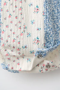 BODY PATCHWORK FLEURS