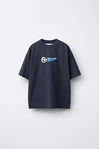 RAISED TEXT T-SHIRT