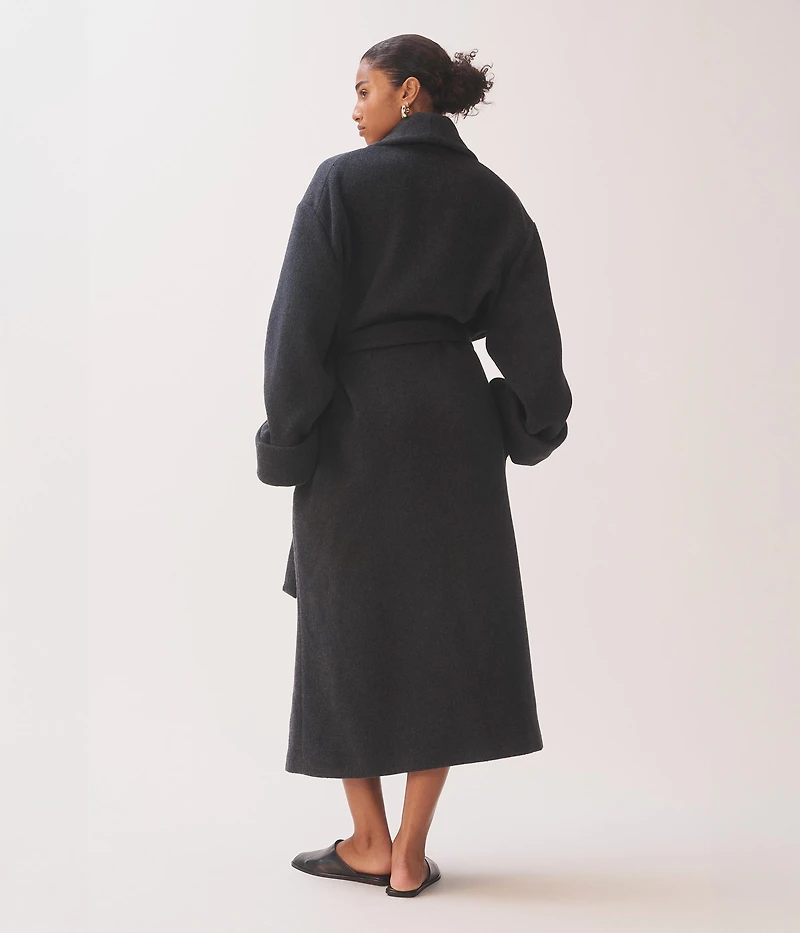LINDA EVANGELISTA CASHMERE BATHROBE-COAT