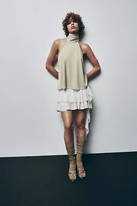 RUFFLE SKORT