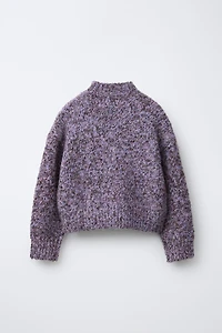 PULL EN MAILLE MÉLANGÉE