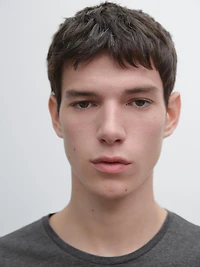 Short sleeve melange T-shirt