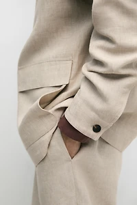 Surchemise 100 % lin total look