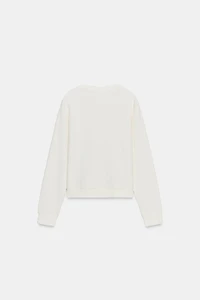 WAFFLE KNIT LABEL T-SHIRT