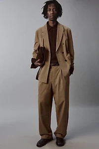 TECHNICAL WIDE FIT SUIT PANTS