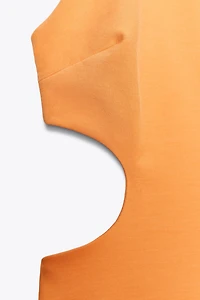 HALTER CUT OUT MINI DRESS