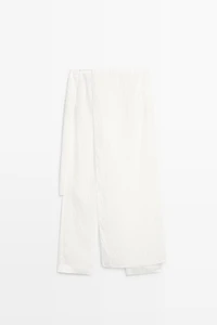 Asymmetric striped skort - STUDIO