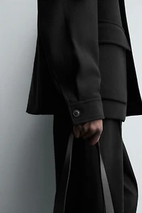 REGULAR FIT POCKET OVERCOAT