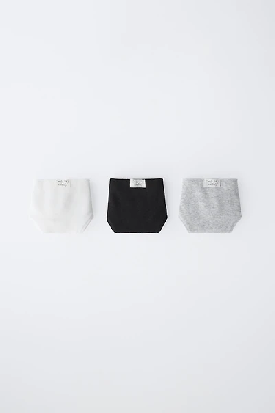9-14 YEARS/ THREE-PACK OF LABEL UNDERWEAR