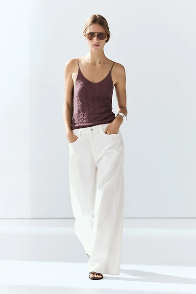 Jean wide leg fluide