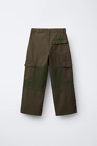 PATCHED STRAIGHT LEG PANTS