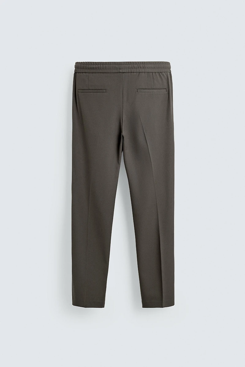 JOGGER WAIST STRETCH PANTS