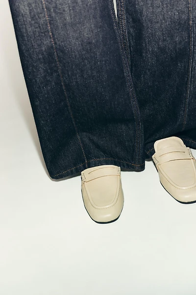 LEATHER PENNY LOAFERS
