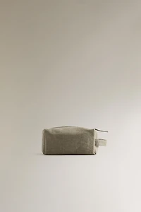 SMALL LINEN MAKEUP BAG