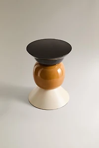 TABLE D'APPOINT BRILLANT MAT X COLLAGERIE