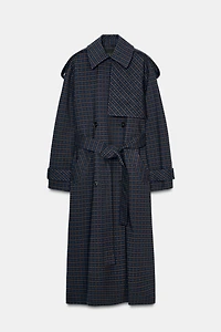 TRENCH À CARREAUX ZW COLLECTION ÉDITION LIMITÉE