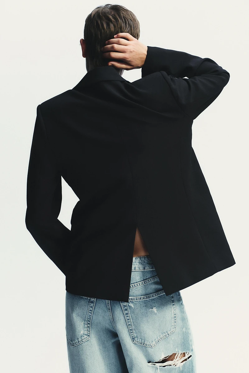 STRAIGHT FIT BLAZER