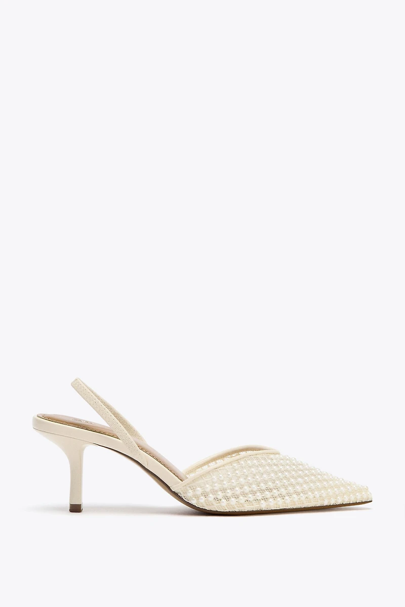 PEARL SLINGBACK SHOES