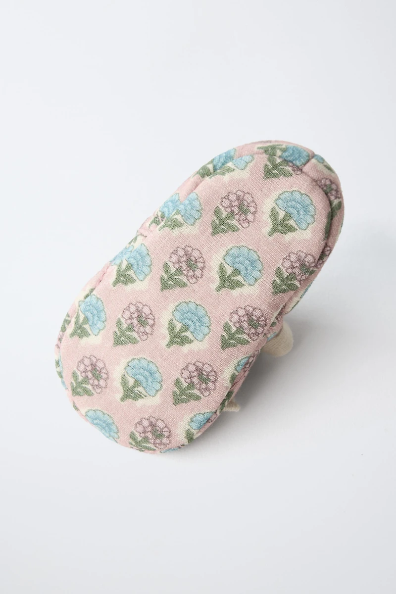 FLORAL BABY BOOTIES