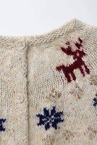 STAR AND REINDEER KNIT JUMPER