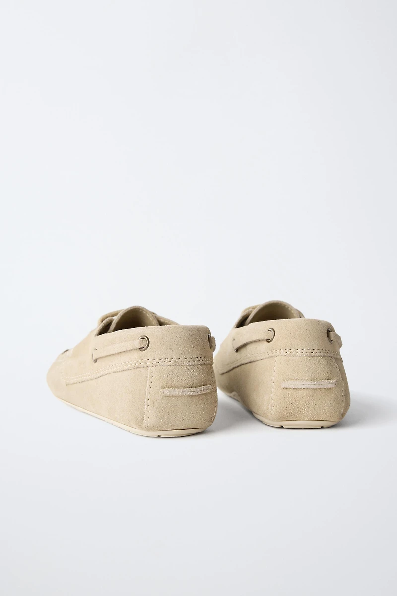 LEATHER BOAT SHOES