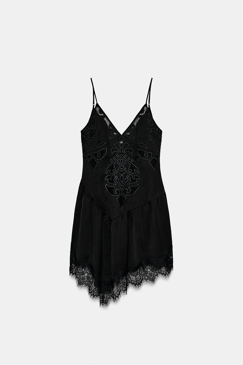ZW COLLECTION ASYMMETRIC MINI DRESS