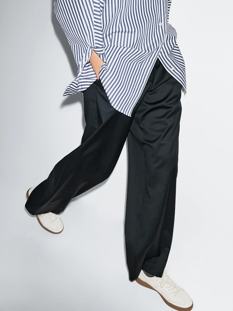 Striped oversize shirt